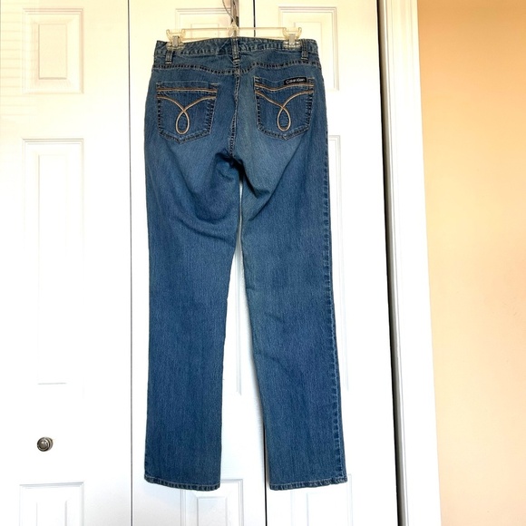 Calvin Klein Skinny Jeans Straight Leg Light Wash Size 6/30 - Picture 3 of 13